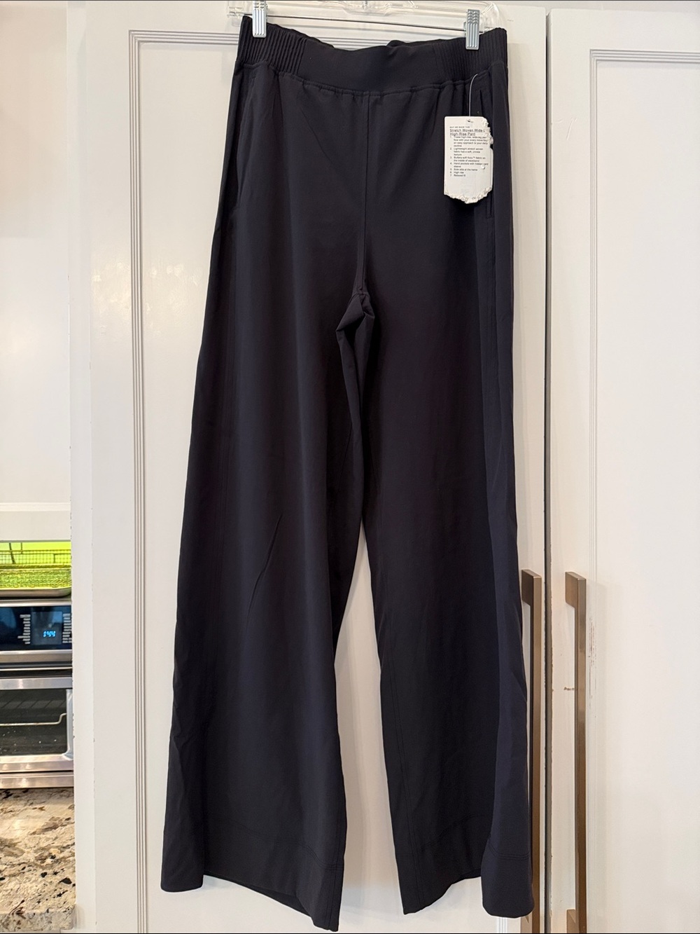lululemon athletica Wide Leg Pants in Black